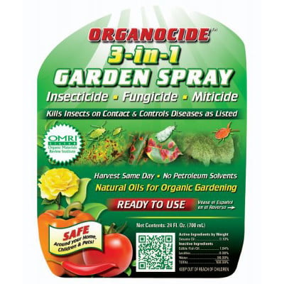 Organocide 3-in-1 Garden Spray RTU 24 oz