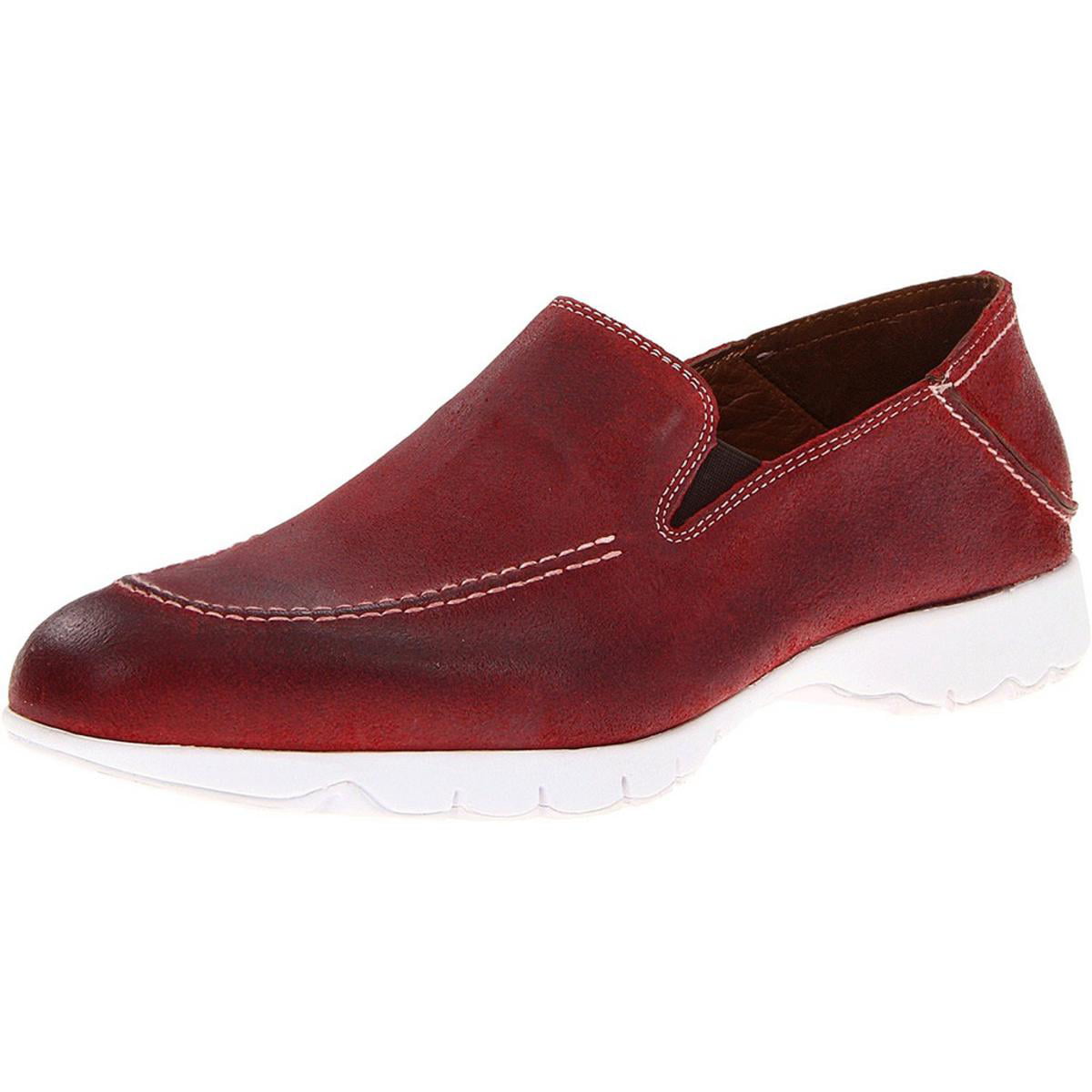 Hush Puppies Five-Base Mens Red Loafers - Walmart.com
