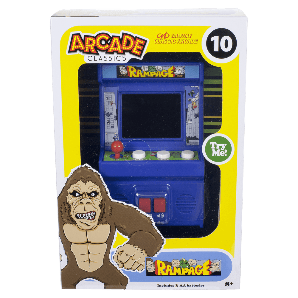 Arcade Classics Rampage Mini Arcade Game