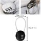 thumbnail image 4 of Candado con cerradura numérica, candado para equipaje, combinación de aleación de zinc, candado con cordón de seguridad, combinación de 3 dígitos, Multi, 3 piezas, 4 of 5