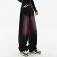 thumbnail image 3 of Jeans for Women 2025 Y2K Washed High Waisted Wide Leg Straight Baggy Jean Pants Womens Jeans Trousers, 3 of 6