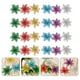 thumbnail image 4 of GOOHOCHY 24 Flores Decorativas Artificiales Navideñas con Brillo para el Hogar, 4 of 7