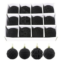 CuiLiyq 12 Pcs Christmas Ornaments Ball, Christmas Tree Decorations Set, Shatterproof Hanging Xmas Ornaments Ball, for Xmas Indoor Outdoor Party Decor
