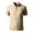 Khaki, variant on CCRFTGI Men's Polo Shirts Beer Belly Short Sleeve Wear Collared Textured Classic Pullover Shirt Stretchy Quick Dry Casual Golf polos Black 3XL