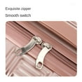 thumbnail image 4 of 14 inch Small Mini Travel Suitcase Password Box Cosmetic Box Hand Luggage Organizer Makeup Case Boarding Case With Metal corner 3, 4 of 6