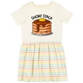 thumbnail image 3 of Inktastic Short Stack Cute Pancake Breakfast Girls Toddler Dress, 3 of 5