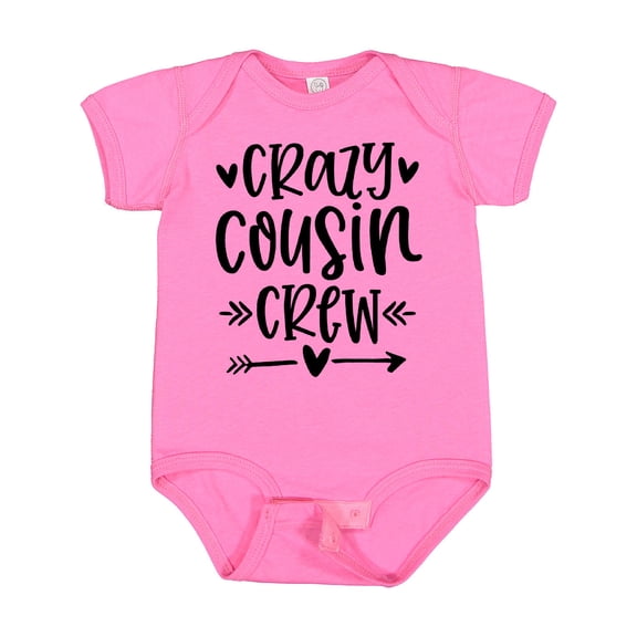 Inktastic Crazy Cousin Crew Boys or Girls Baby Bodysuit