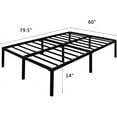 thumbnail image 4 of QLLY Simple Bed Frame (Queen, Black), 4 of 8