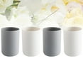 thumbnail image 6 of FELTECHELECTR 4Pcs Toothbrush Mug PP Material Simple and Clean Design for Bathrooms, 6 of 8