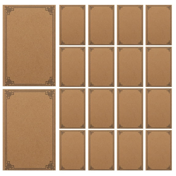 Raindrops Brown Kraft Envelopes Self Adhesive for Documents 50Pcs