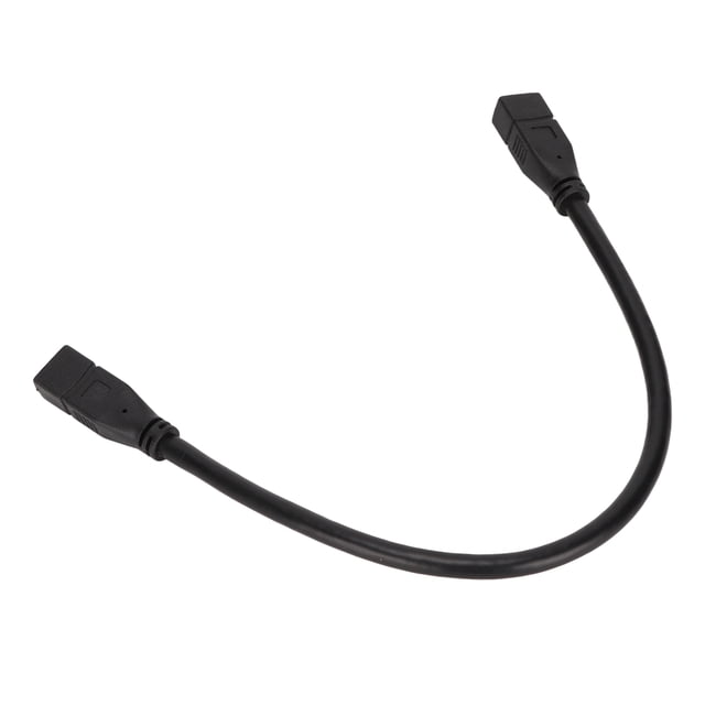 Cable Mini DP de 0,3 m, cable de extensión de prueba MiniDP hembra a hembra, cable Mini DisplayPort para computadora