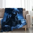 thumbnail image 5 of Dragon Blanket Plush Cozy Galaxy Black Dragon Throw Blankets for Girls Boys Women Men Flannel Fleece Ultra Soft Fuzzy Party Blanket Gifts for Bed 60"X50", 5 of 6