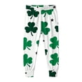 thumbnail image 5 of Girls St Patricks Outfit Sets Green Shamrock Print 2-Piece Outfit Sets Long Sleeve Soft Holiday Outfit Sets for Kids 4-12 Years,Size 13 T, 5 of 9