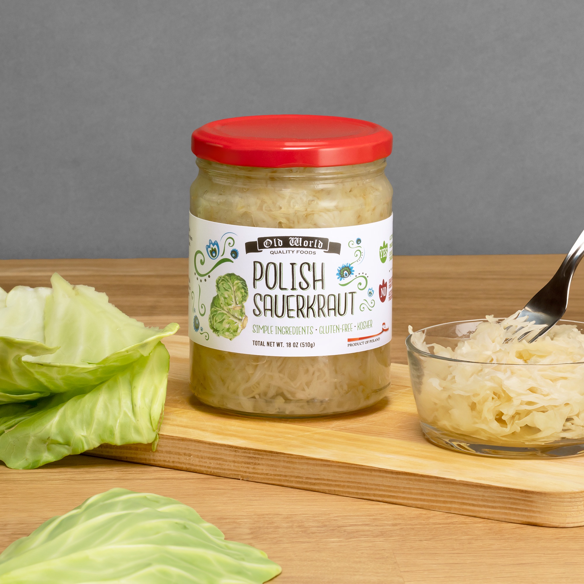 Old World Polish Sauerkraut 18oz