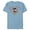 Ocean Blue, variant on Mickey & Minnie Heart of Love Valentine’s Day Retro - Short Sleeve Blended T-Shirt for Adults - Customized-Yellow