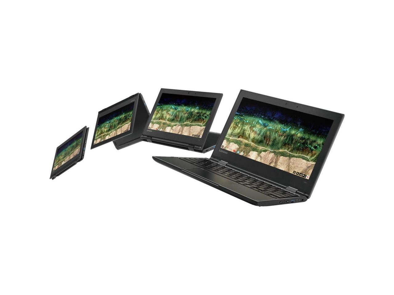 Restored Lenovo 500e Chromebook 2nd Gen 81MC001EUS 11.6" Intel Celeron N4120 Quad-core (4 Core) 1.10 GHz - 4 GB RAM - 32 GB Flash Memory - Black (Refurbished)