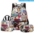 thumbnail image 1 of Music Lovers Backpack, Large Capacity School Bag Boy And Girl School Bag Three Piece SetSinKeeU, 1 of 4