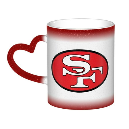 

San_Francisco_49ers 11 Oz Originality Coffee Mugs Large Water Mugs With Handle Porcelain Coffee Cup Thank You Gifts For Mom Dad And Friends Red