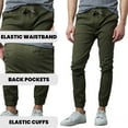thumbnail image 2 of 3-Pack Men’s Slim-Fit Twill Jogger Pants (S-2XL), 2 of 5