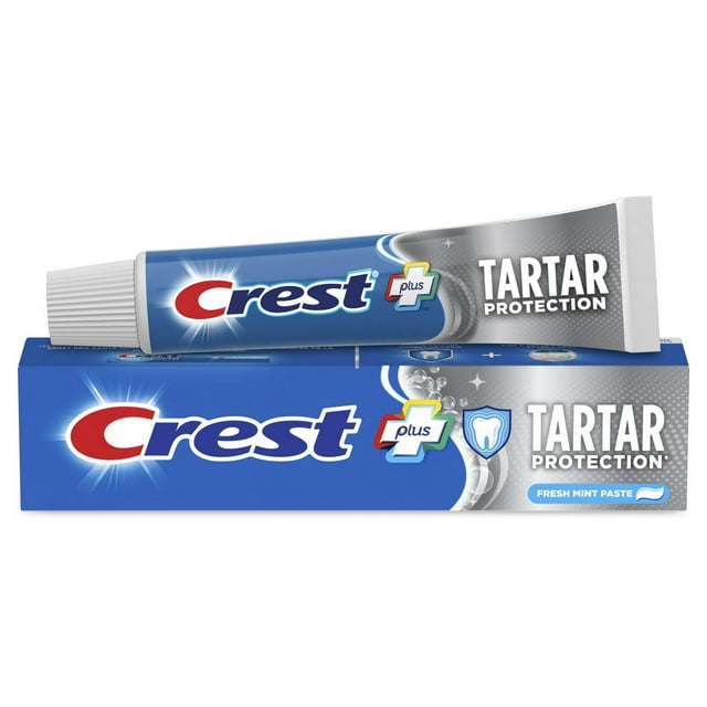 Dentifrice Crest Plus Protection antitartre, dentifrice régulier, 100 mL