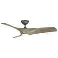 thumbnail image 2 of Zephyr 62" Graphite/Weathered Wood Dimmable LED Smart Ceiling Fan with Remote Control, 2 of 11