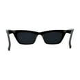 thumbnail image 4 of Womens Mod Squared Cat Eye Sunglasses All Black, 4 of 4