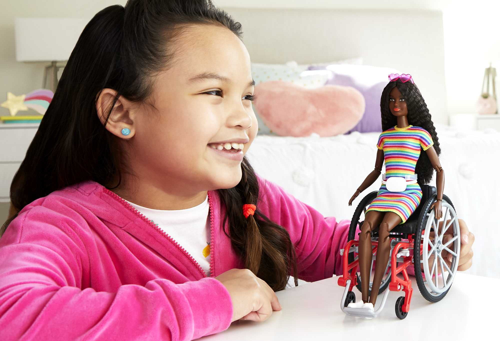 Barbie Fashionistas Doll #166, Brunette with Wheelchair