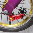 thumbnail image 2 of Aluminum Alloy Single-Speed Folding Bike Chain Guide with CNC Anodized Finish - Hollow Design Anti-Drop Chain Device for Elliptical Chainring Modification, Lightweight 59.7g, Easy Installation, Red, 2 of 6