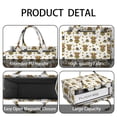 thumbnail image 4 of Large Capacity Tote Bag,White Highland Cow Sunflower Hat Pattern Handbag Fashion Luxury Tote Bag,15.7"x13"x 5.1" Inches,Laptop Compatible, 4 of 6