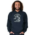 thumbnail image 4 of Fun With Three Holes Funny Bowling Men's Big & Tall Graphic Hoodie Brisco Brands 2X, 4 of 5