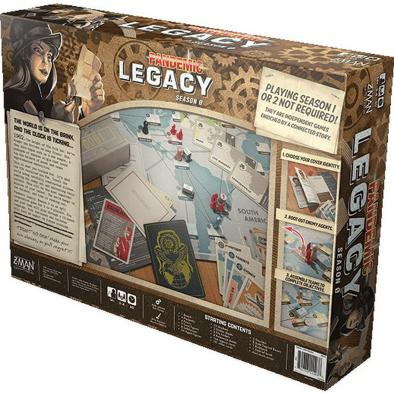 Pandemic Legacy Season 0 Board Game | Board Game for Adults and Family |  Cooperative Board Game | Ages 14+ | 2 to 4 Players | Average Playtime 60