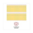 thumbnail image 4 of HB (#2), Pre-Sharpened Woodcase pencl - Black Lead, Yellow Barrel (72/Pack), 4 of 7