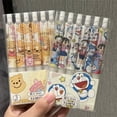 thumbnail image 2 of Gany 6 Unids/set Doraemon Winnie Click ball pen cartoon cute black gel Papelería Para Estudiantes, 2 of 4