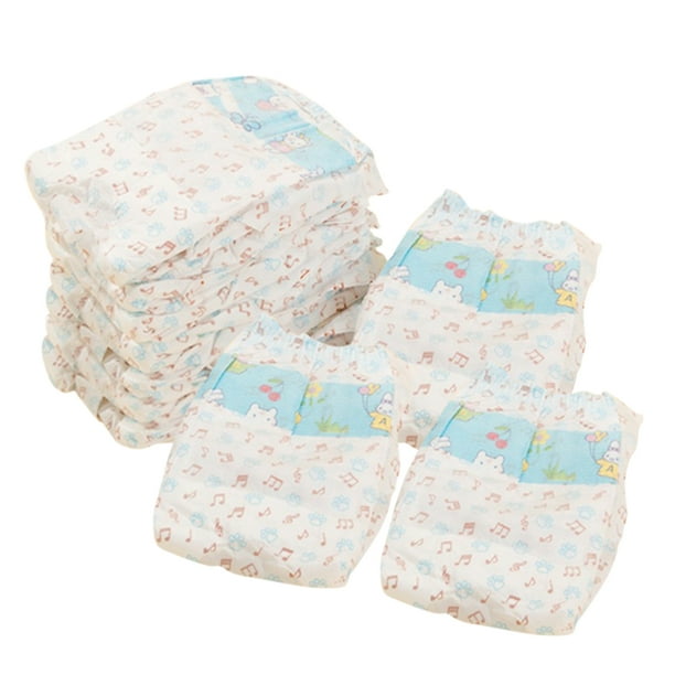 10 Pcs Small Medium Dog Diaper Wraps Nappy Underwear Wetness Indicator White Xs Walmart Com