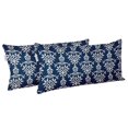 thumbnail image 2 of VargottamIndoor/OutdoorPolyester FabricLumbarPillowCover,All-Weather Waterproof Rectangular Cushion Case for Patio Furniture,12" x 24"Set of 2 -Block-30, 2 of 6