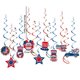 thumbnail image 3 of Conjunto de decoraciones patrióticas para el 4 de julio: guirnaldas colgantes con la bandera de EE. UU., banderines estrellados para fiestas del Día de la Independencia, decoración patriótica, 3 of 6