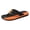 Black, variant on Beach Flip Flops for Men Rubber Sandals Leather Thong Sandals Slip on Straps Soft Cushion Footbed Summer Indoor Outdoor Shoes Green Size 9