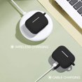 thumbnail image 3 of Airpods Pro Case - Shockproof Silicone Airpods Pro Case Protective Cover [Front-Led Visible] With Carabiner Compatible With Apple Airpods Pro 2019, Black, 3 of 7