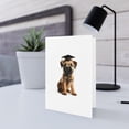 thumbnail image 5 of DistinctInk Greeting Card / Note Card - Border Terrier Puppy Graduation - PACK of 10, 5 of 7