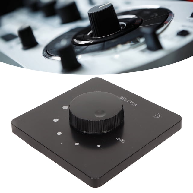 Speaker Volume Controller, 50W Wall Mount Volume Control Knob With 5 Gears, In Wall Volume Control Impedance Matching For Home Speakers