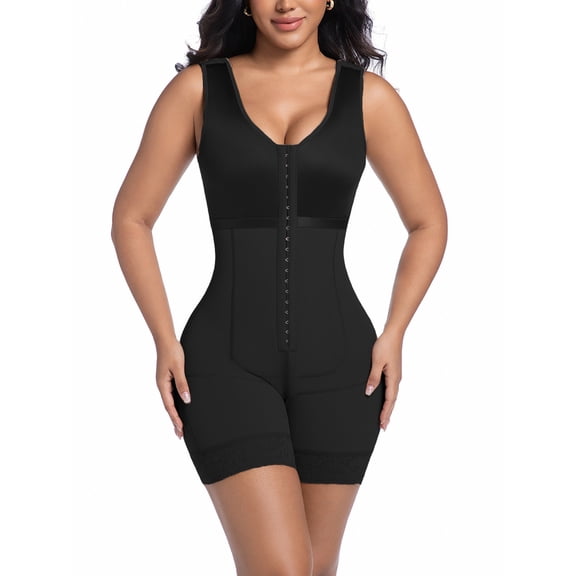 LEZSHOOU Women Fajas Colombianas Shapewear Stretchy Tummy Control Full Body Shaper Bodysuit