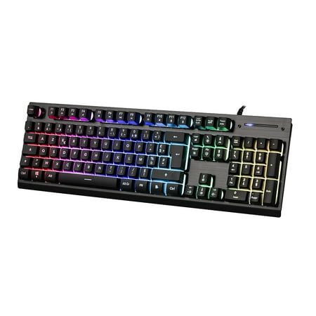 Option Key Computer - Backlit computer keyboard-Spill-Resistant Design - Individually Backlit Keys with 16.8 Million Color Options - Ultra-Low Profile Switch - Gaming Keyboard