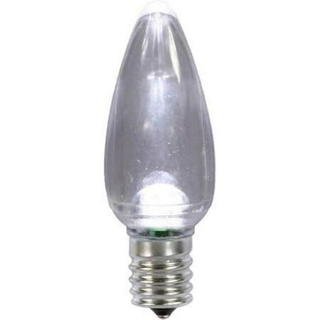 

E12 & C9 Pure White Transparent LED Bulb - 25