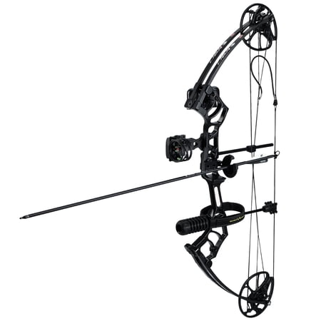 Archery Ready to Hunt Compound Bow Package for Adults and Teens 25 -31 Draw Length,0-70 Lbs Draw Weight up to IBO 320 fps,Lightweight Design Bow Fully Adjustable