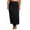 Black, variant on Women's Shadowline 11638X Plus 38 Inch Long Flare Half Slip (Nude 3X)