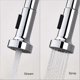 thumbnail image 2 of Cabezal rociador para grifo de cocina, cabezal rociador de 2 modos, cabezal rociador para grifo de cocina, cabezal rociador de repuesto para grifo mezclador de cocina extraíble, cromado, G1/2", 2 of 3