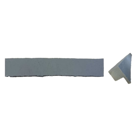 OTECKO Distinct 4-Pack Faux Stone Trim 48 Inches Long High Density Polyurethane Trim Iron Gray