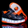 thumbnail image 6 of YAZI Kids Shoes with Wheels LED Light Color Shoes Shiny Roller Skates Skate Shoes Simple Kids Gifts Boys Girls The Best Gift for Party Birthday Christmas Day, 6 of 13