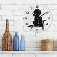 thumbnail image 6 of GZHJMY Dog Wall Clock, 10" Silent Non Ticking Round Clock, Oil Painting Easy to Read Clock for Living Room Bedroom Bathroom Home Decor Holiday Gifts, 6 of 7