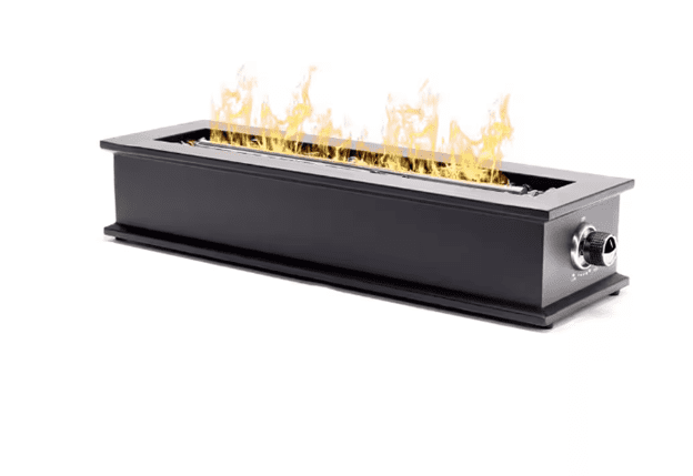 Loom X 28 in. W x 5.75 in. H Outdoor Rectangular Black LP Gas Tabletop Fire Pit
